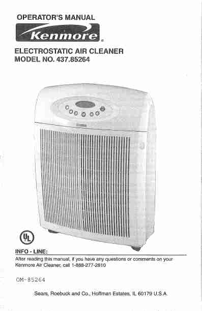 Kenmore Air Cleaner 437_85264-page_pdf
